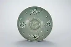 beautifully sanggam technique applied plate
