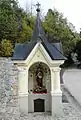 Saint Lucy's shrine next to church and cemetery