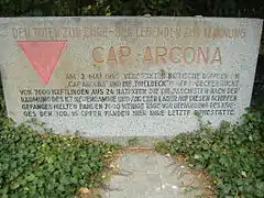 On a Cap Arcona incident memorial