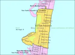 Census Bureau map of Lavallette, New Jersey