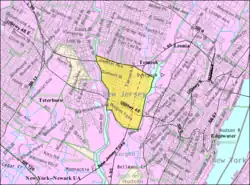 Census Bureau map of Ridgefield Park, New Jersey