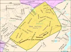 Census Bureau map of Rockaway, New Jersey