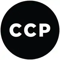 A black circle with white "CCP" letters inside