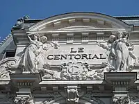 "Centorial" replaced "Credit Lyonnais" on the frontispiece of rue du 4-septembre
