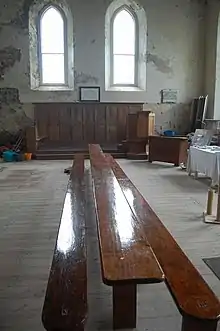 Central communion table