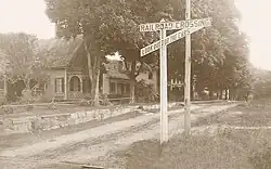 "Central Avenue, New Hartford", a 1910 postcard