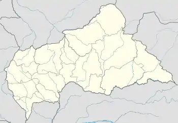 Bossembélé is located in Central African Republic
