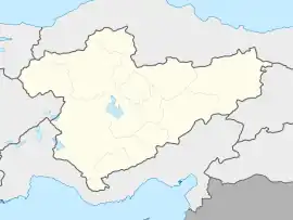 Çukurca is located in Turkey Central Anatolia