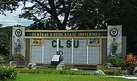 Central Luzon State University main gate