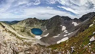 a glacial lake