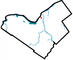 Location of Centretown West in Ottawa