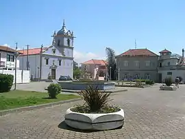 The main square of Argoncilhe