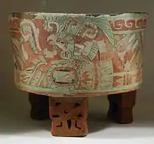 Closeup of a Colored Ceramics Piece
