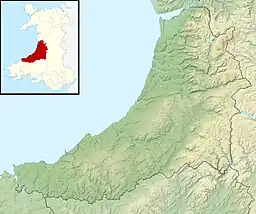 Llywernog Mine is located in Ceredigion