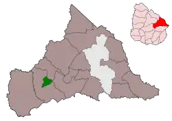 Map of the Municipality of Quebracho