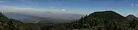 View of Cerro Verde, Izalco (volcano) and Coatepeque Caldera from Santa Ana Volcano