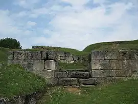 Ruins of the ancient Dacian fortress of Blidaru