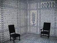 Château de Groussay, Montfort-l'Amaury near Paris, Tartar tent with 10,000 tiles, 1960
