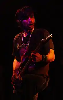 Ginsburg performing with CKY in 2009