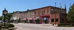 The Chadron Commercial Historic District, which is listed in the National Register of Historic Places, August 2010