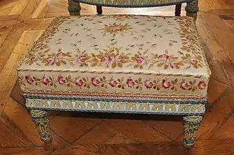 Tabouret from the Petit Trianon by Georges Jacob (1787)