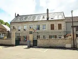 The town hall in Chamoux