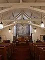 The chancel of Grace WMC in Akron, Ohio