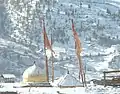Chandannath and Bhairabnath Temple after heavy snowfall