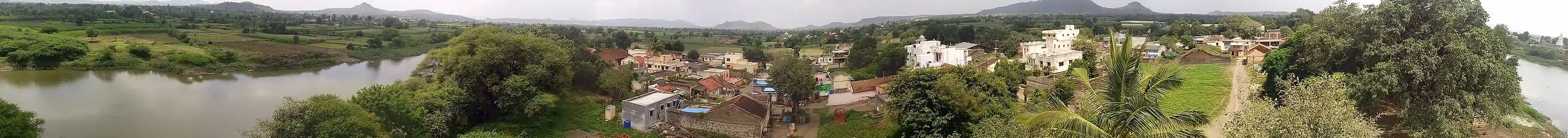 Panorama of village
