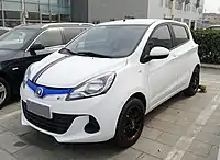 Front view of the Changan BenBen EV.