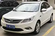 The front view of the Changan Eado.