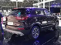 Changan CS55 facelift rear during the 2018 Pudong Auto Show