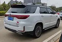 Changan CS95 facelift rear.