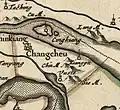 Changcheu Prefecture between the Yangtze and Lake Tai, from Martino Martini's 1655 Novus Atlas Sinensis.