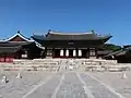 Myeongjeongjeon, the main hall of the palace