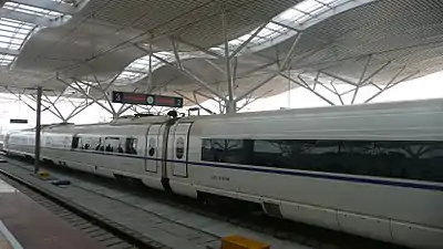CRH3 trainsets going northwards