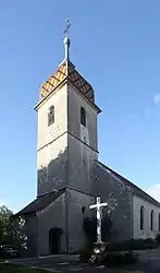 The church in Chantrans