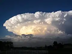Chaparral, New Mexico, supercell