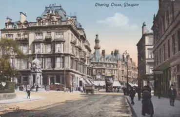 Charing Cross around the turn of the 19th century, with the Grand Hotel on the left