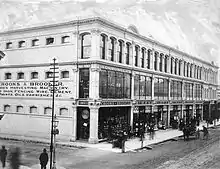Charles Birks drapery store NE corner Rundle Street and Stephens Place c. 1900