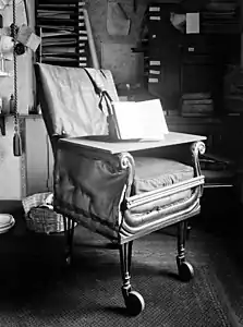 Charles Darwin’s chair in Down House.