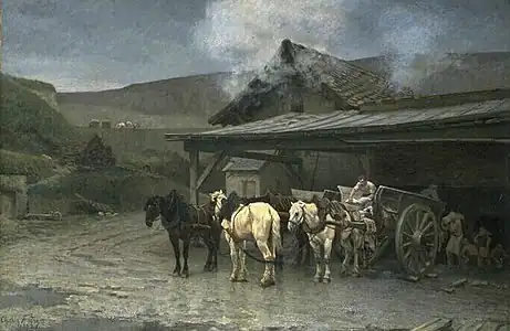La plâtrière à Saint-Brice, 1883, Musée des Beaux-Arts de Bordeaux