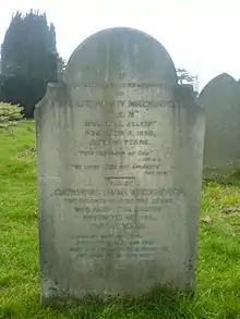 Photograph of Gravestone