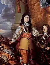 Dobson's portrait of Charles II when Prince of Wales; 1644.