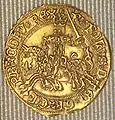 Charles VII on a Franc à cheval from 1422 or 1423.