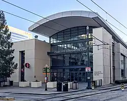 Entrance to the Charlotte Convention Center (2017)