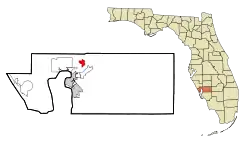 Location in Charlotte County and the state of Florida