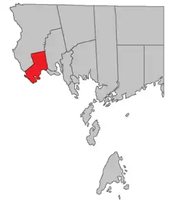 Location within Charlotte County.
