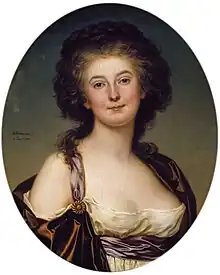 Portrait of Mademoiselle Charlotte Eckerman (1784) by Adolf Ulrik Wertmüller