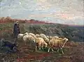 Albert Charpin "Woman with Lambs"